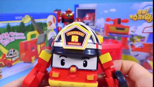 Super Wings 로보카폴리 출동 슈퍼윙스 Robocar Poli Робокар Поли 로이&호기 변신기지 장난감 Robocar Poli Super wings Robocar Poli Dessin Animé