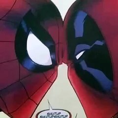 Amazing spiderman red&blue vs batman&superman&joker in real life superhero movie hes hatem