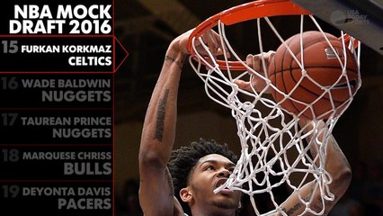 NBA mock draft 1.0