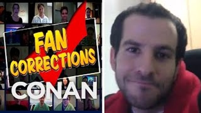 Fan Correction: Andys Dreidel Was In The Wrong Order! - CONAN on TBS