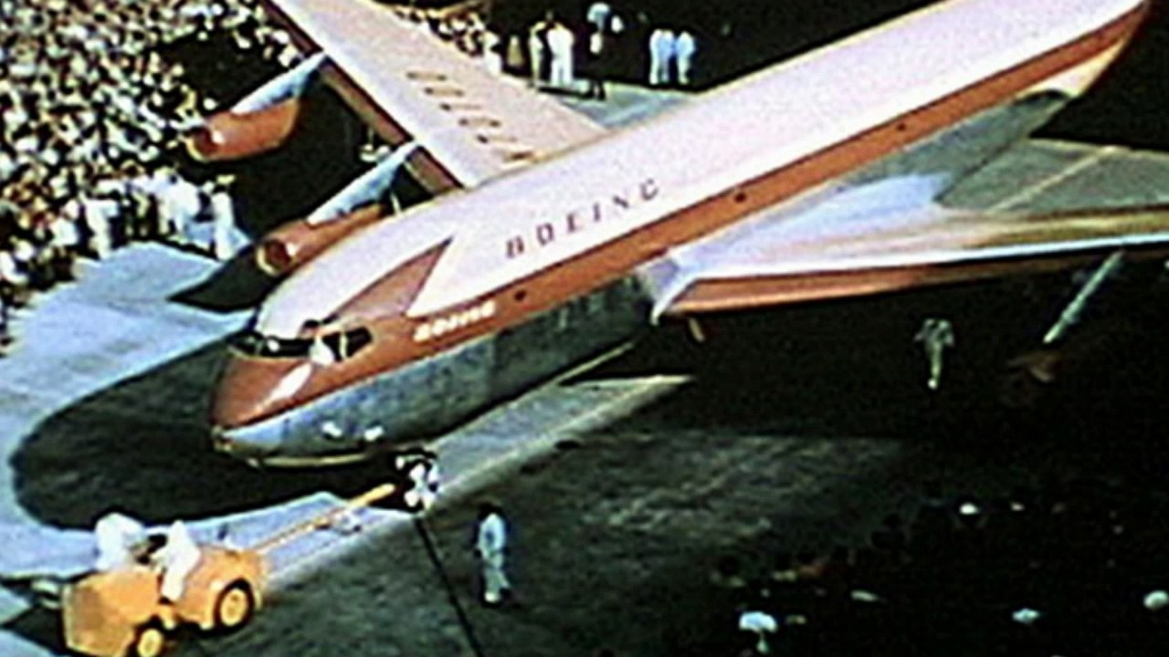 Boeing 707 Barrel Roll - Pilot Tex Johnston Performs Roll In Dash-80 Prototype Aircraft In 1955