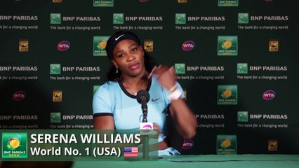 BNP Paribas Open: Serena Williams Finals Press Conference