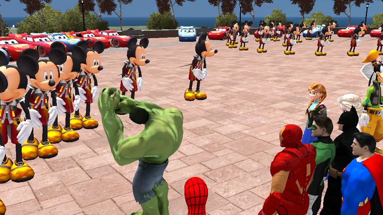 ★ Hulk Smash Cars ★ Frozen Anna and Elsa ★ Spider-Man Lightning McQueen Pixar Cars & Nursery Rhymes