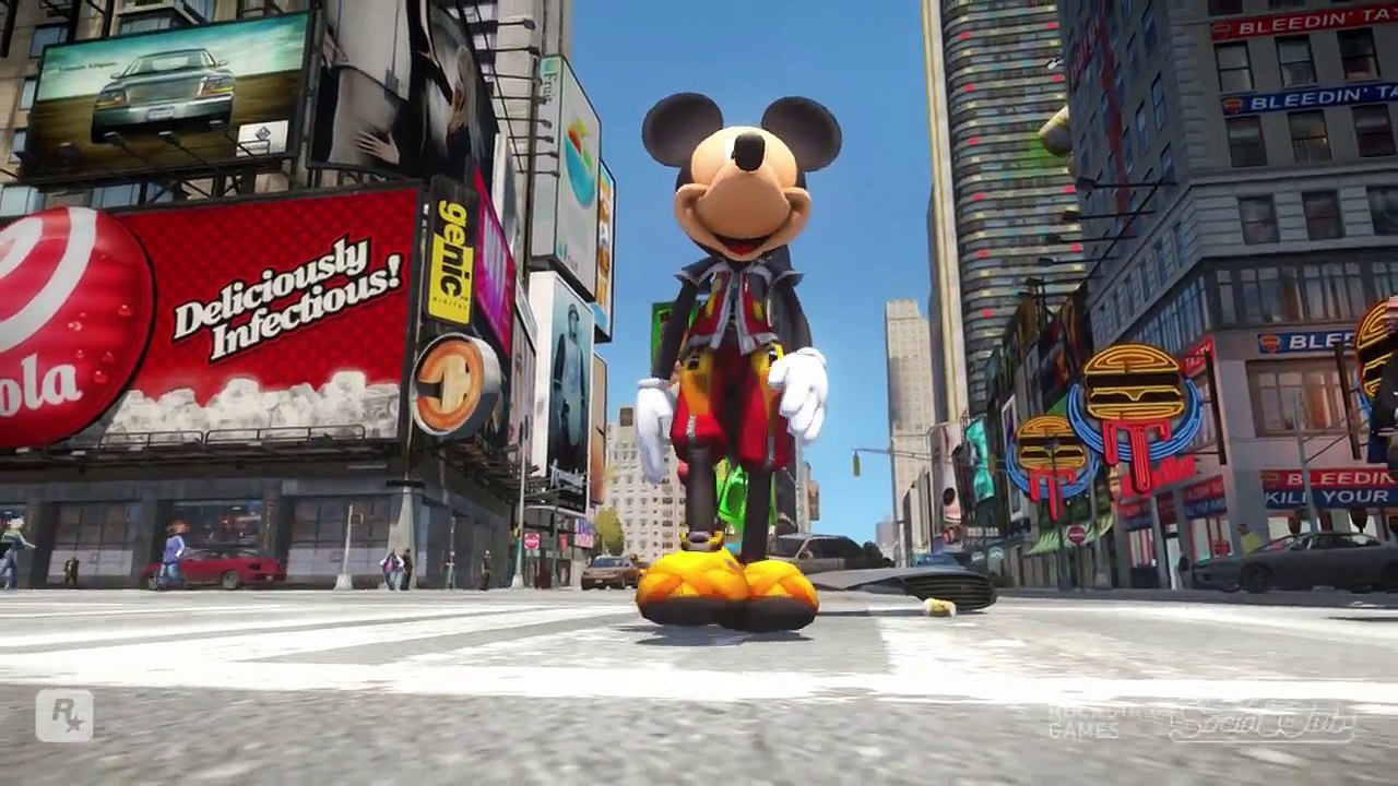 MICKEY MOUSE VS SPONGEBOB - GREAT BATTLE