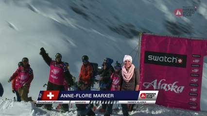Winning run Anne-Flore Marxer - Haines Alaska - Swatch Freeride World Tour 2016