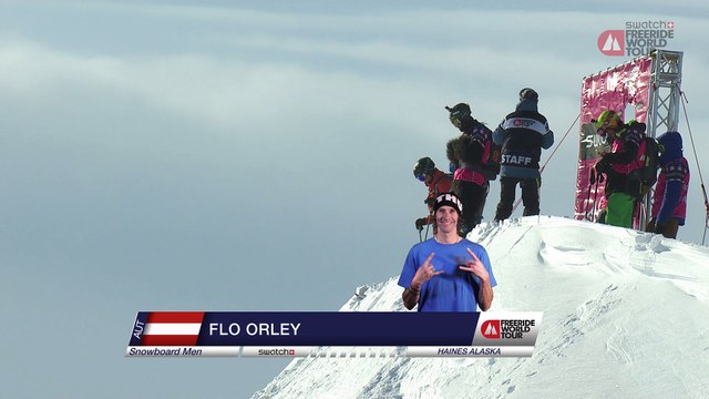 Run Flo Orley 3rd place - Haines Alaska - Swatch Freeride World Tour 2016