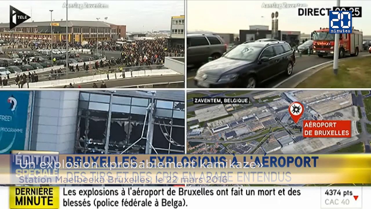 Attentats de Bruxelles, explosion dans le metro