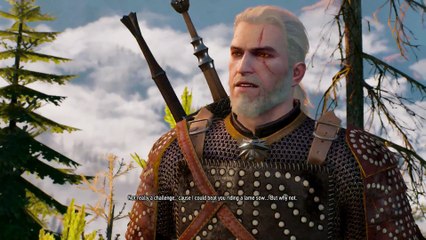 THE WITCHER 3 WALKTHROUGH PART 174 - TO BAIT A FORKTAIL & HALLOWED HORN