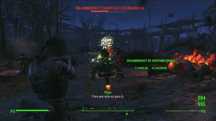 Fallout 4, gameplay Español parte 80, Automatron DLC, Rescatando a Ada