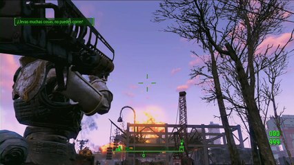 Fallout 4, gameplay Español parte 81, Automatron DLC, La fabrica de General Atomics