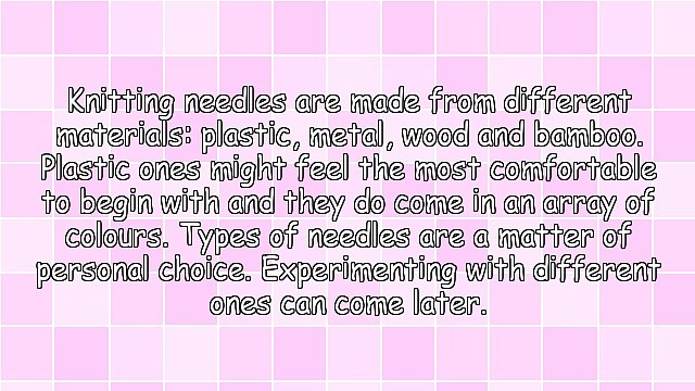 Tips for Knitting Newbies