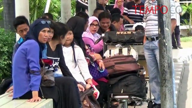 Demo Sopir Taksi, Penumpang Bandara Telantar