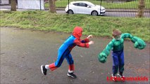 Spiderman Cartoon, Spiderman Vs joker, Wonder Woman OUTTAKES - Real Life - Superhero battle