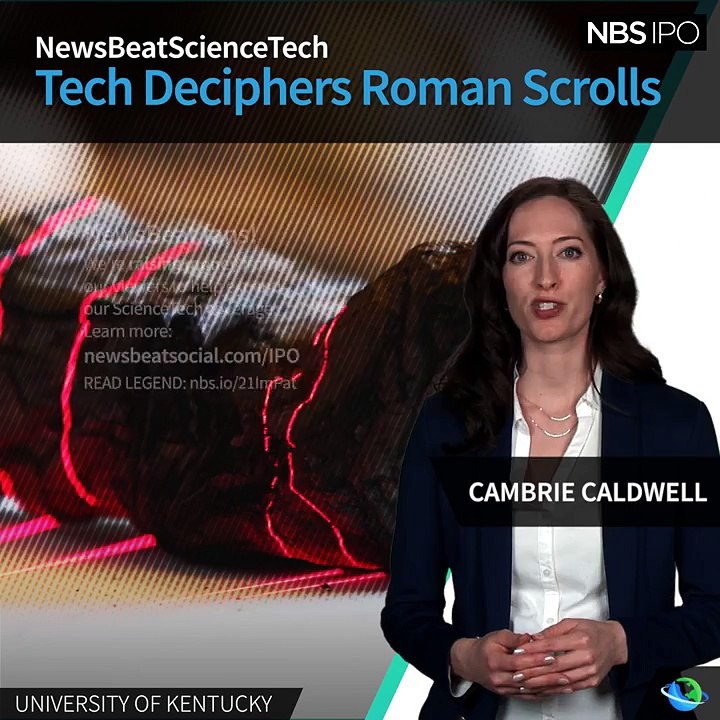 Researchers Use Advanced Technology to Read Burned Roman Scrolls