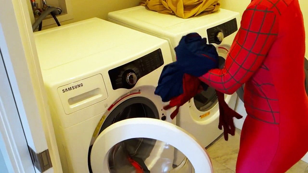 Spiderman  Pink Spidergirl vs Spider In The House Funny Superhero Movie In Real Life