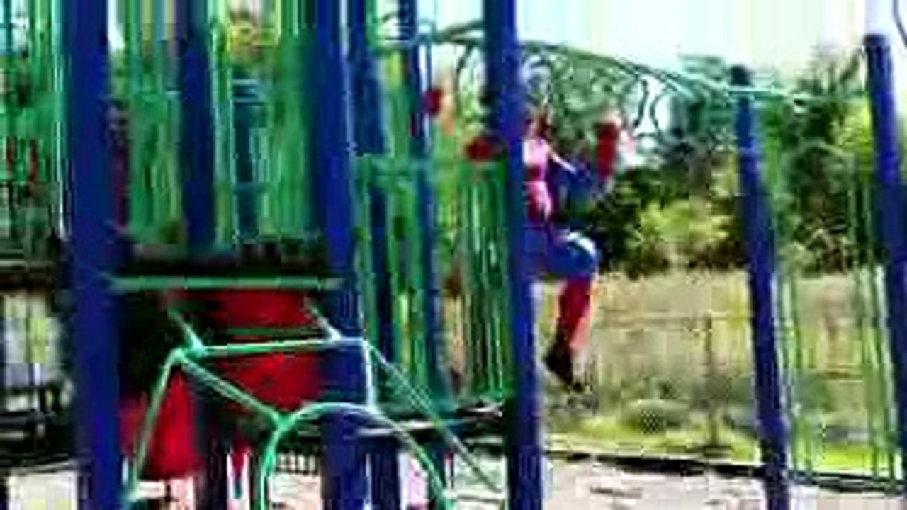 The Amazing Blue Spiderman vs Deadpool  Real Life Superhero Fun
