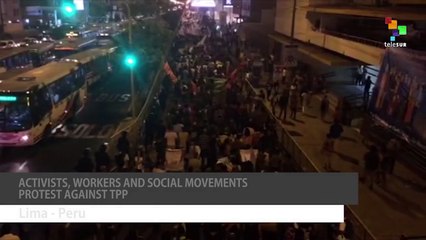 Peru: Protests Against the TPP Continue