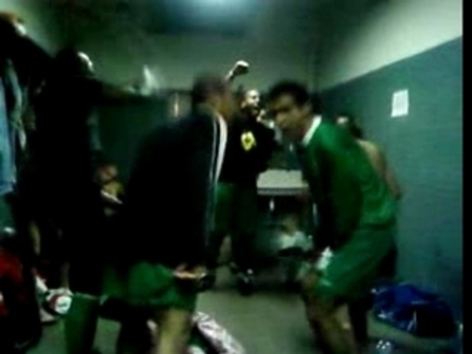 Vestiaire du COS,qualification en finale de Coupe Régionale