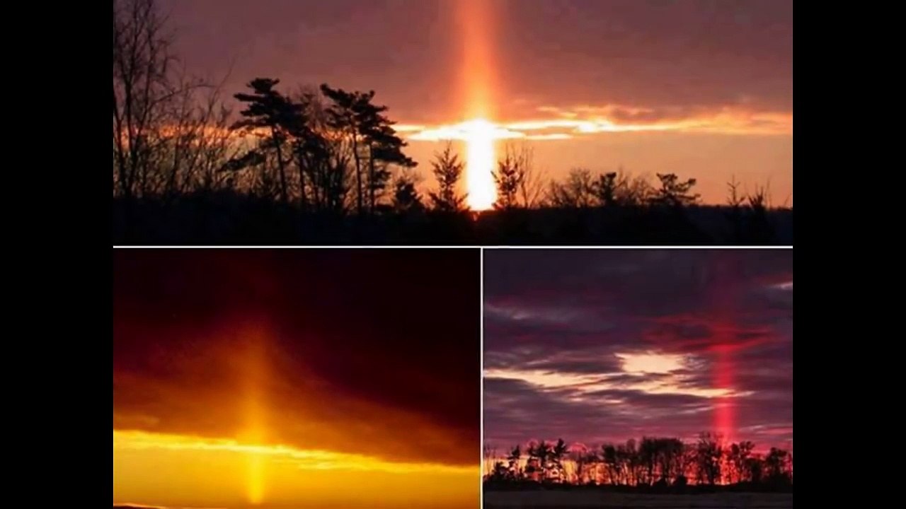 Mysterious beams of light appeared around the world