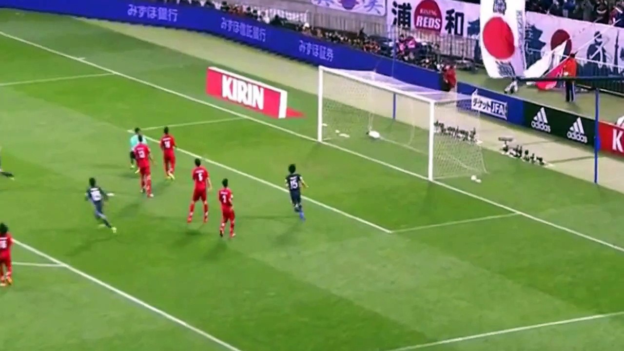 Shinji Okazaki Goal - Japan vs Afghanistan 1-0 (World Cup Qualification)