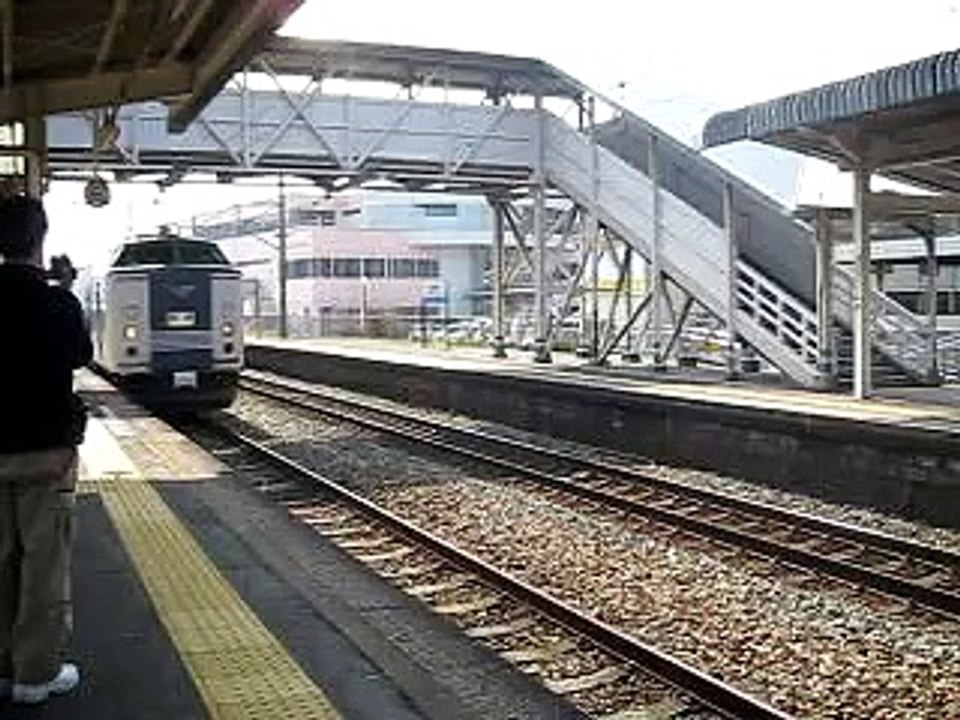 583系金光臨１０両　山陽本線備後赤坂駅発車