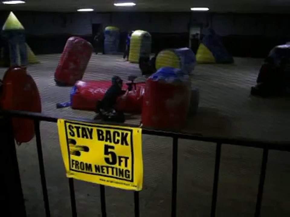 live 27 on 4 speedball game at icu indoor iowa