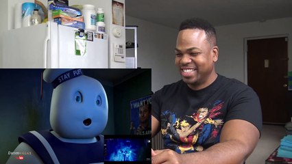Marshmallow Man Reacts to GHOSTBUSTERS Trailer REACTION!!!