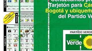 Partido Verde a la Cámara por Bogotá