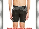 Hummel Shorts Hero Baselayer Men - Pantalones cortos de fitness para hombre color negro / gris