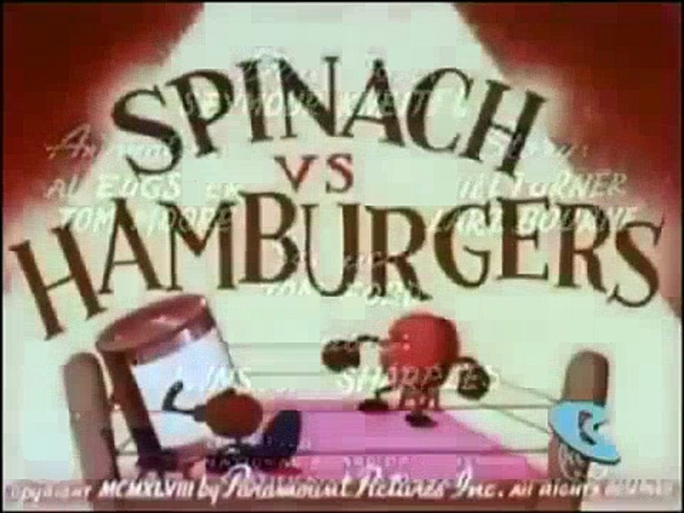Popeye The Sailor Man - Spinach vs Hamburgers : Cartoon Classic Full  Popeye Cartoon