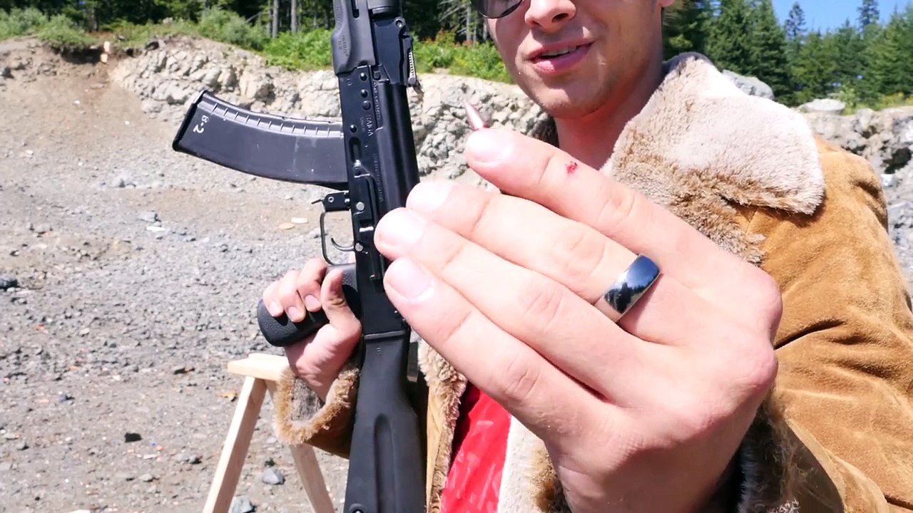 How Many iPhones Does It Take To Stop an AK 74 Bullet?