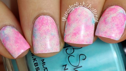 Saran Wrap Nail Art Tutorial (AKA Cling Wrap Nail Art!) __ THE NAIL POLISH CHALLENGE