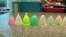 10. Menstrual cup comparison, all my cups together!!!