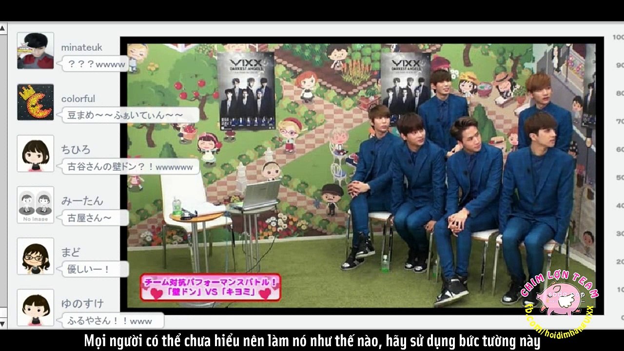 [Vietsub] 140822 Ameba Studio - VIXX (Part 2 - End)