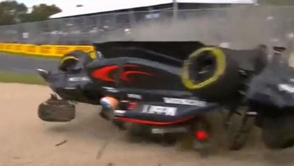 Le crash spectaculaire de Fernando Alonso au Grand Prix d’Australie