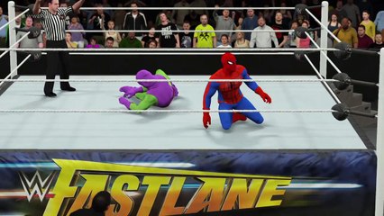 WWE 2K16 spiderman vs Green Goblin