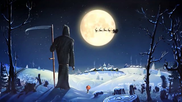 Джи - невезучая Смерть: Санта и Смерть (Смешной мультфильм про смерть - Dji.Santa & Death)