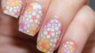 Spring_Easter Polka Dot DIY Nail Art _EASTER NAIL ART In Pink & Yellow -  How to do a polka dot design nail art designs