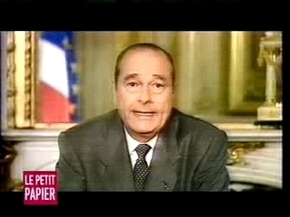 21.04.97 Chirac " J'ai décidé de dissoudre l'Assemblée"