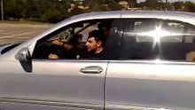 Mercedes s 400 CDI Drifting