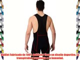 Deportehera - Ropa ciclismo culotte corto ciclismo con tirantes y badana Gel con maillot mangas