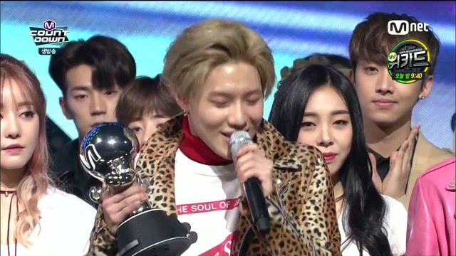 [Today Winner] 160303 TAEMIN (태민) 1위 수상 Win & Encore (엔딩) @ 엠카운트다운 M! Countdown [1080p]