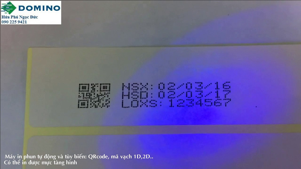 Máy in mã vạch, in barcode tùy biến: QRcode, 1D, 2D (Lh: 0902259421)