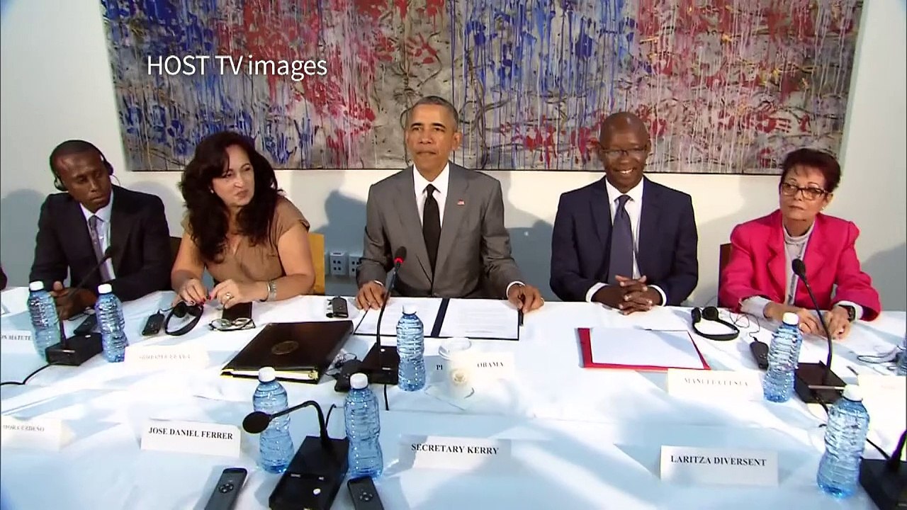 Obama meets with Cuban dissidents in Havana