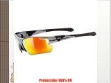 Uvex Sportstyle 106 - Gafas de ciclismo color negro / silicio
