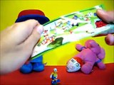 Pocoyo elephant ELLY Kinder surprise eggs unwrapping, Disney Donald duck Mickey mouse
