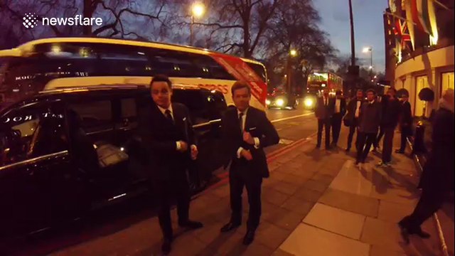 Ant and Dec arrive at Royal Television Society Awards