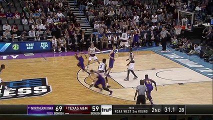 Northern Iowa vs. Texas A&M: Aggies mount massive comeback in final minute