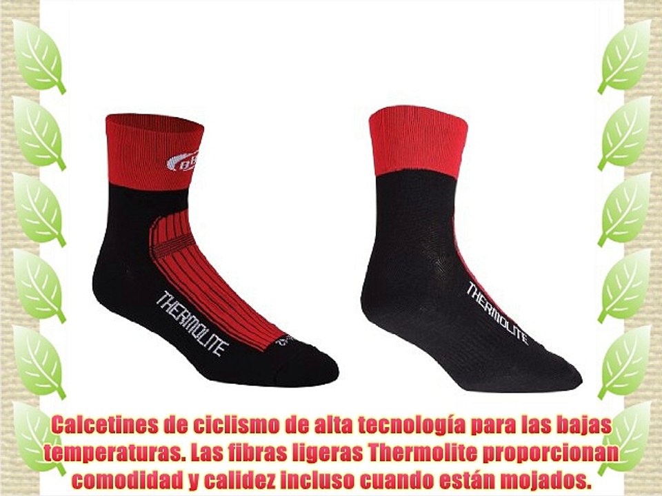 BBB Thermofeet BSO-11 - Calcetines de ciclismo de invierno color rojo talla 39-42