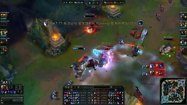 SKT T1 Faker - Zed vs Viktor - SSG Crown, KR LOL Challenger 528LP